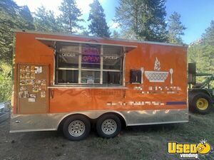 2017 8.5' x 18' Freedom Kitchen Food Trailer | Food Concession Trailer for Sale in Colorado!