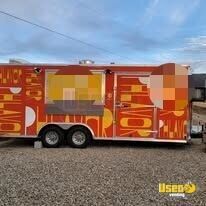 2021 8' x 22' Kitchen Food Concession Trailer with Pro-Fire System for Sale in Colorado!