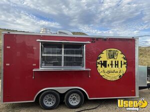 Licensed 2019 - 8.5’ x 16’  Kitchen Food Trailer with Fire Suppression System for Sale in Colorado!