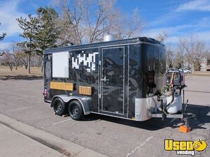 Like-New - 2022 7' x 14' Interstate Kitchen Food Concession Trailer with Pro-Fire Suppression for Sale in Colorado!