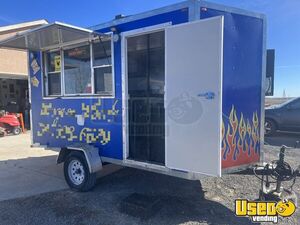 Licensed - 2021 7' x 14' Kitchen Food Concession Trailer with Pro-Fire Suppression for Sale in Colorado!