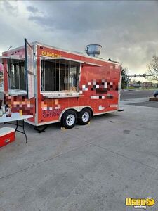 20' Kitchen Food Concession Trailer Mobile Vending Unit w/ Solar Power for Sale in Colorado!