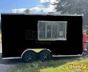 Well Equipped - 2023 8.5' x 16' Kitchen Food Trailer with Fire Suppression System for Sale in Connecticut!