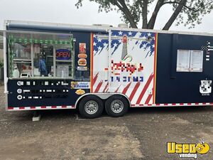 2019 8.5' x 26 Worldwide Kitchen Concession Trailer with Fire Suppression System for Sale in Connecticut!