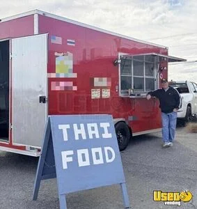 2024 8.5' x 16' Kitchen Food Concession Trailer with Pro-Fire System for Sale in Delaware!