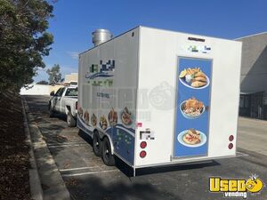 Kitchen Food Trailer Diamond Plated Aluminum Flooring California for Sale