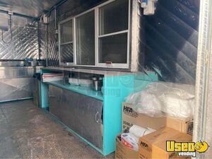 Kitchen Food Trailer Diamond Plated Aluminum Flooring Texas for Sale