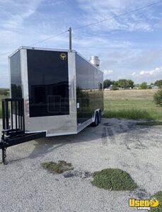 Kitchen Food Trailer Exterior Customer Counter Texas for Sale