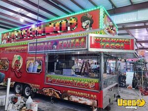 Refurbished - 8' x 24' Carnival Style Food Concession Trailer w/ Pro-Fire Suppression for Sale in Florida!
