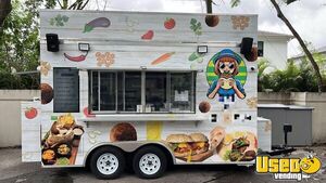 2024 8' x 14' Kitchen Food Concession Trailer with Pro-Fire System for Sale in Florida!