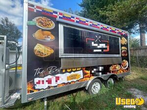 Inspected - 2022 7.5' x 13' Kitchen Food Concession Trailer with Pro-Fire Suppression for Sale in Florida!