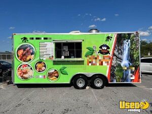 2019 - 8' x 20' Mobile Food Vending Unit | Food Concession Trailer with Pro-Fire System for Sale in Florida!
