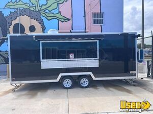 Like New - 2023 7' x 18' Kitchen Food Concession Trailer Mobile Vending Unit for Sale in Florida!