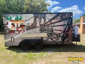 Turnkey - 2023 6.5' x 16' Kitchen Food Trailer with Fire Suppression System for Sale in Florida!