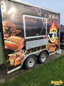 2020 8.5' x 12' Kitchen Food Concession Trailer with NSF Equipment + Pro Fire System for Sale in Florida!