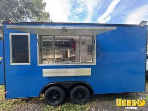 NEW 2026 8.5' x 16' Mobile Kitchen Food Concession Trailer with Pro Fire System for Sale in Florida!