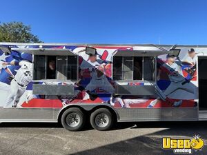 LOADED Registered - 2022 8.5' x 28' Kitchen Food Trailer w/ Fire Suppression System for Sale in Florida!