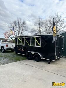 2021 7' x 16' Empire Cargo Mobile Kitchen Food Concession Trailer w/ Fire Suppression & POS System for Sale in Florida!