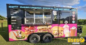 TURNKEY - 2023 8' x 16' Kitchen Food Concession Trailer with Pro-Fire Suppression for Sale in Florida!