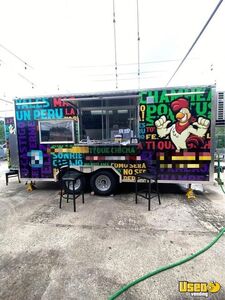 Permitted - Amazing Commercial 2022 Kitchen Food Concession Trailer with Bathroom for Sale in Florida!