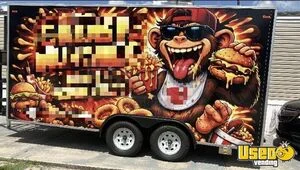 NEW - 2014 8' x 16' Kitchen Food Concession Trailer with Fire Suppression System for Sale in Florida!