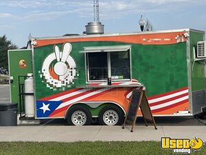 2022 7' x 14' Kitchen Food Concession Trailer with Pro-Fire System for Sale in Florida!