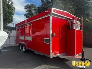 NEW - 2025 Kitchen Food Concession Trailer with Fire Suppression System for Sale in Florida!