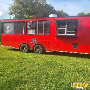 NEW - 2023 24' Nationcraft Kitchen Food Concession Trailer with Enclosed Porch for Sale in Florida!