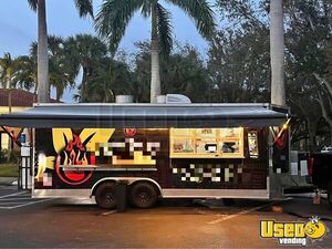 Well Equipped - 8.5' x 18' Kitchen Food Concession Trailer Mobile Vending Unit for Sale in Florida!