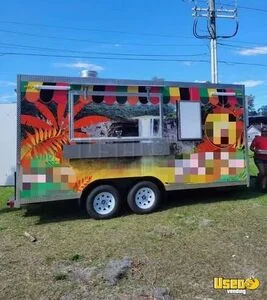 Turnkey - 16' Kitchen Food Concession Trailer with Fire Suppression System for Sale in Florida!