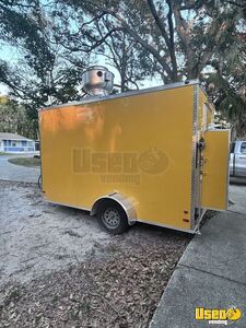 Like New - 2025 7' x 12' Kitchen Food Concession Trailer with Fire Suppression System for Sale in Florida!