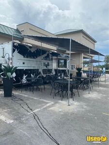 Health Department Approved 8' x 24' Kitchen Concession Trailer with Location for Sale in Florida!