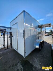 NEW - 2025 7' x 16' Kitchen Food Concession Trailer Mobile Vending Unit for Sale in Florida!