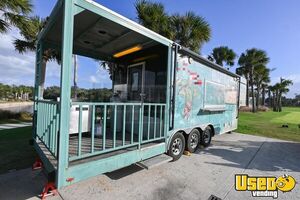 2018 34' Kitchen Food Concession Trailer with Porch & Pro-Fire Suppression for Sale in Florida!