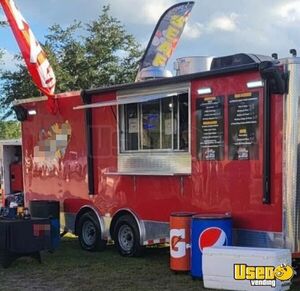 24' Kitchen Food Concession Trailer with Fire Suppression System for Sale in Florida!
