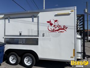 2023 - 6' x 14' Food Concession Trailer Mobile Kitchen w/ Pro Fire System for Sale in Florida!