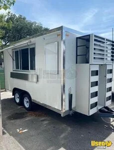NEW - 2022 8' x 14' Kitchen Food Concession Trailer with Fire Suppression System for Sale in Florida!