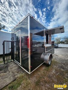 NEW - 2025 7' x 12' Kitchen Food Concession Trailer Mobile Vending Unit for Sale in Florida!