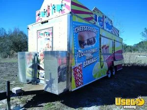 2000 8' x 22' Kitchen Food Concession Trailer with Fire Suppression System for Sale in Florida!