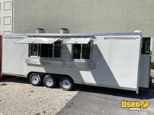 2022 8' x 23' Kitchen Food Concession Trailer with Pro-Fire Suppression for Sale in Florida!