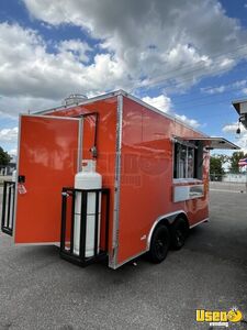 NEW - 2025 8.5' x 14' Kitchen Food Trailer with Fire Suppression System for Sale in Florida!