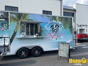 Like-New - 2020 8' x 20' Kitchen Food Concession Trailer with Porch & Pro-Fire Suppression for Sale in Florida!