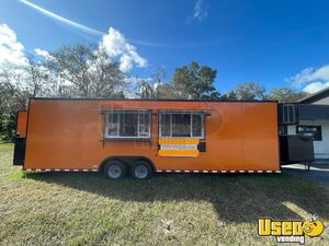 2025 8.5' x 28' Kitchen Food Concession Trailer with Pro-Fire System for Sale in Florida!