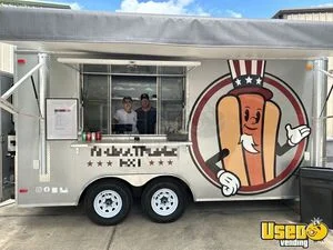 2022 - 16' Hot Dog Food Concession Trailer / Mobile Vending Unit for Sale in Florida!