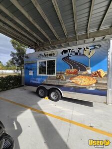 Like New - 2022 8.5' x 16'  Mobile Kitchen Concession Trailer with Pro-Fire Suppression for Sale in Florida!