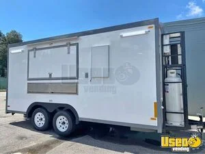 2024 8' x 16' Kitchen Food Concession Trailer with Pro Fire System for Sale in Florida!