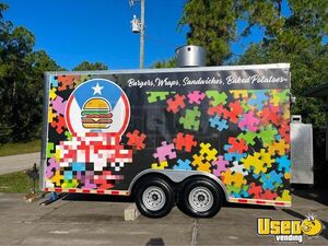 2019 - 8' x 16' Kitchen Food Concession Trailer with Commercial Equipment for Sale in Florida!