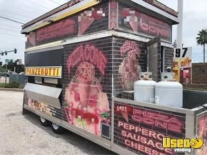 Well Equipped - 8' x 18' Kitchen Food Trailer | Food Concession Trailer for Sale in Florida!