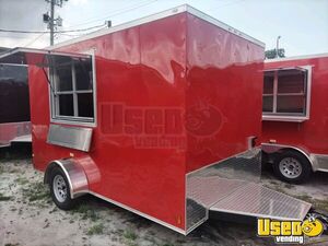 NEW - 2024 7' x 12' Kitchen Food Trailer | Food Concession Trailer for Sale in Florida!