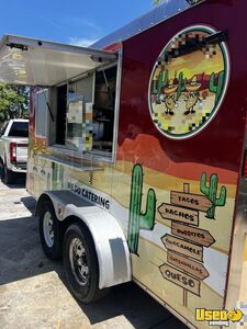 Licensed 2007 - 7.5' x 14' Food Concession Trailer | Mobile Kitchen Unit for Sale in Florida!